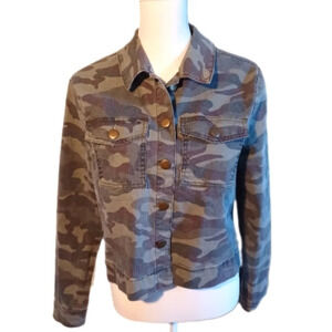 Copper Key Camo cropped jacket womens size medium